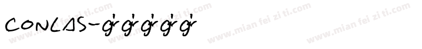 conlas字体转换