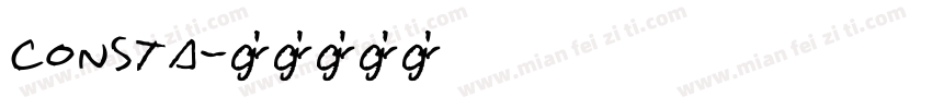 consta字体转换