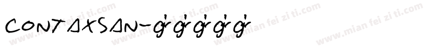 contaxsan字体转换