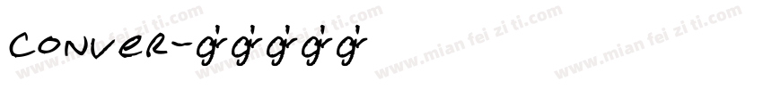 conver字体转换