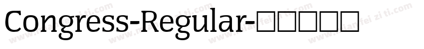 Congress-Regular字体转换