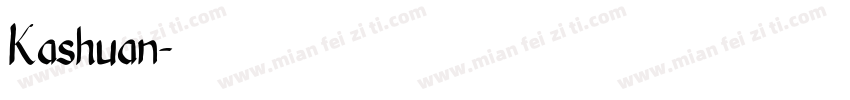 Kashuan字体转换