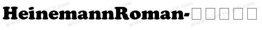 HeinemannRoman字体转换