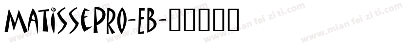 MatissePro-EB字体转换