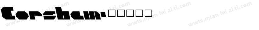 Corsham字体转换