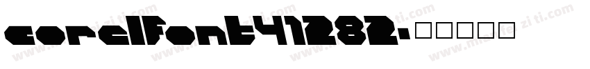 corelfont41282字体转换