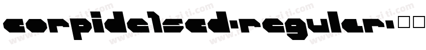 corpide1scd-regular字体转换