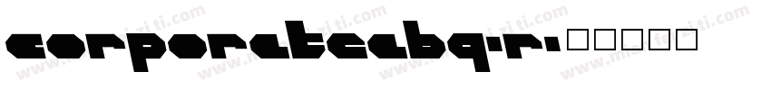 corporateabq-r字体转换