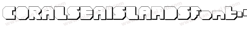 CORALSEAISLANDSfont字体转换