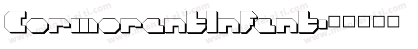 Cormorantlnfant字体转换