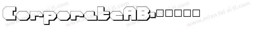 CorporateAB字体转换