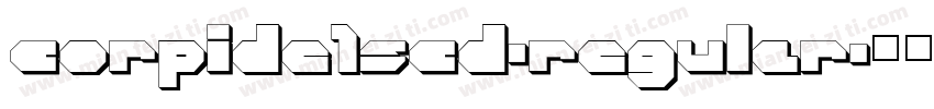 corpide1scd-regular字体转换