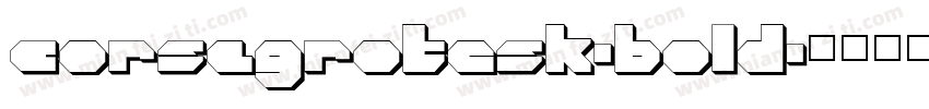 corsagrotesk-bold字体转换