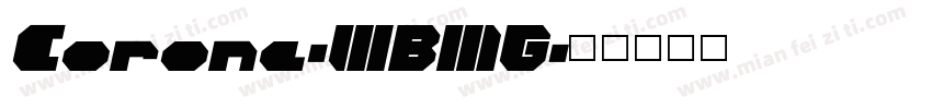 Corona-WBMG字体转换