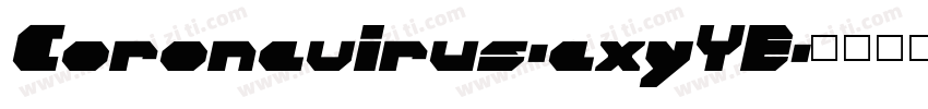 Coronavirus-axyYE字体转换
