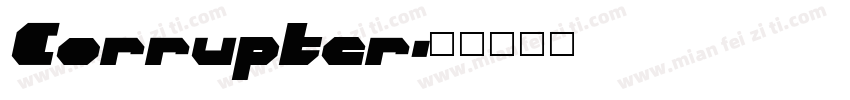 Corrupter字体转换
