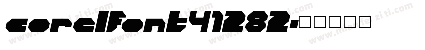 corelfont41282字体转换
