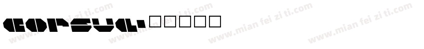corsva字体转换