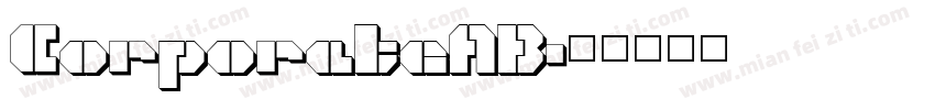 CorporateAB字体转换