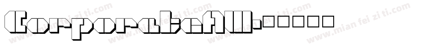 CorporateAW字体转换