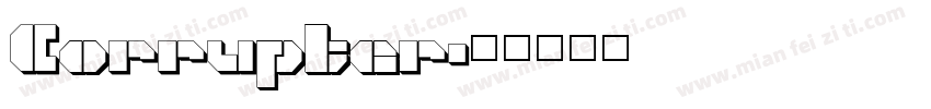Corrupter字体转换