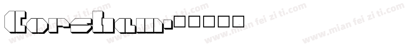 Corsham字体转换