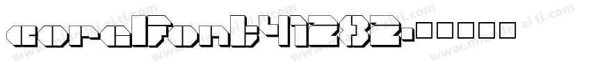 corelfont41282字体转换