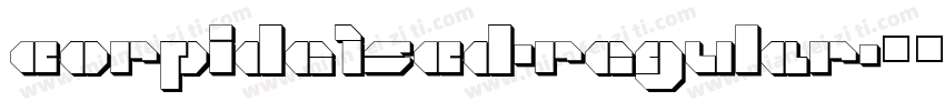 corpide1scd-regular字体转换