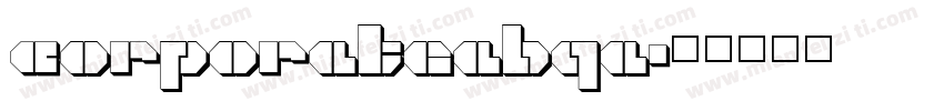 corporateabqa字体转换