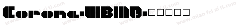 Corona-WBMG字体转换
