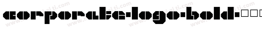 corporate-logo-bold字体转换