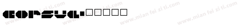 corsva字体转换
