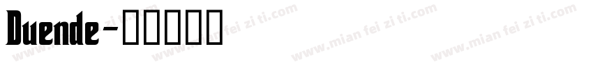 Duende字体转换