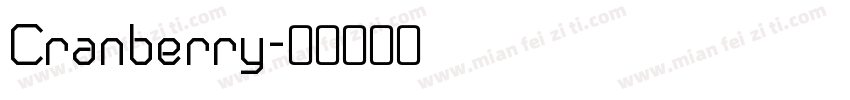 Cranberry字体转换