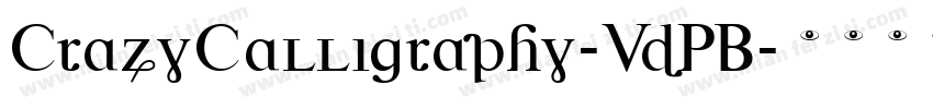 CrazyCalligraphy-VdPB字体转换