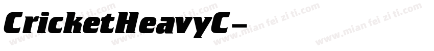 CricketHeavyC字体转换