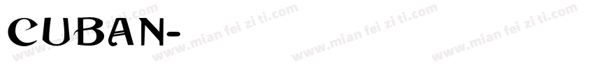 Cuban字体转换