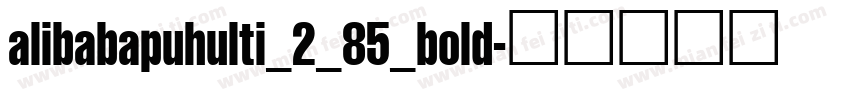 alibabapuhulti_2_85_bold字体转换