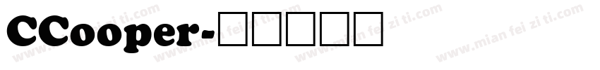 CCooper字体转换