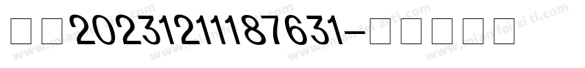 CX20231211187631字体转换