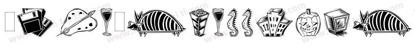 TypeEmbellishmentsOneLetPlain字体转换