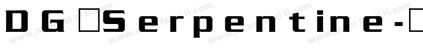 DG_Serpentine字体转换