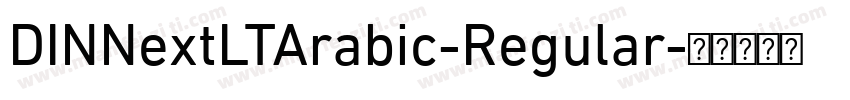 DINNextLTArabic-Regular字体转换
