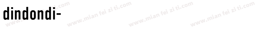 dindondi字体转换