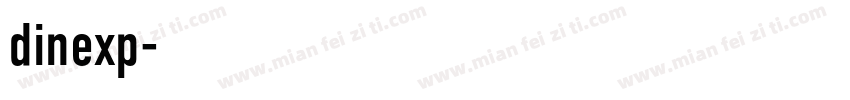 dinexp字体转换