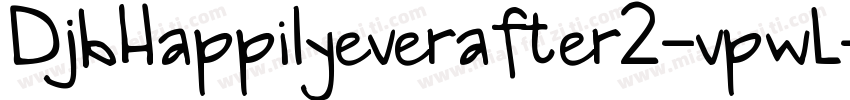 DjbHappilyeverafter2-vpwL字体转换