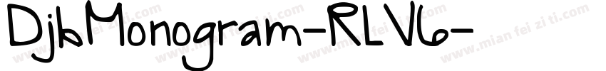 DjbMonogram-RLV6字体转换