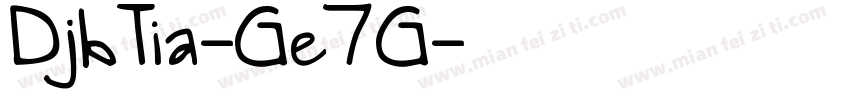 DjbTia-Ge7G字体转换