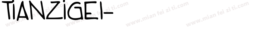 TIANZIGE1字体转换
