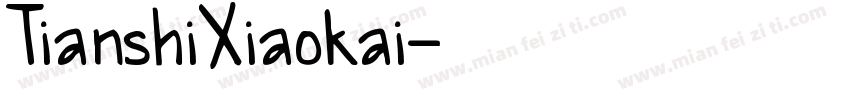 TianshiXiaokai字体转换